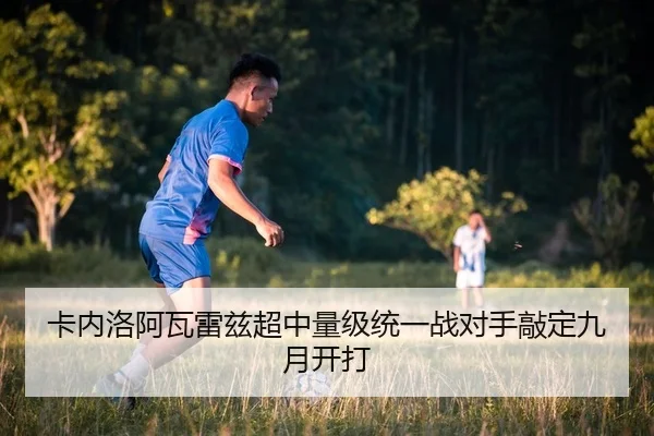 卡内洛阿瓦雷兹超中量级统一战对手敲定九月开打